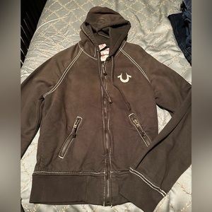True religion size small greenish color, like brand new hoodie, zip up jacket